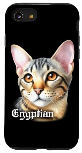 Ägyptische Mau-Katzenporträ Hülle für iPhone SE (2020) / 7 / 8 von Urban Empyre