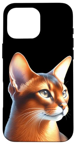Abessinischer Katzenportait Hülle für iPhone 16 Pro Max Abessinischer Katzenportait Hülle für iPhone 16 Pro Max von Urban Empyre