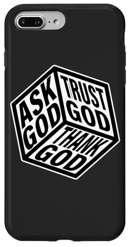 Ask God x Trust God x Thank God Würfel Hülle für iPhone 7 Plus/8 Plus Ask God x Trust God x Thank God Würfel Hülle für iPhone 7 Plus/8 Plus von Urban Empyre