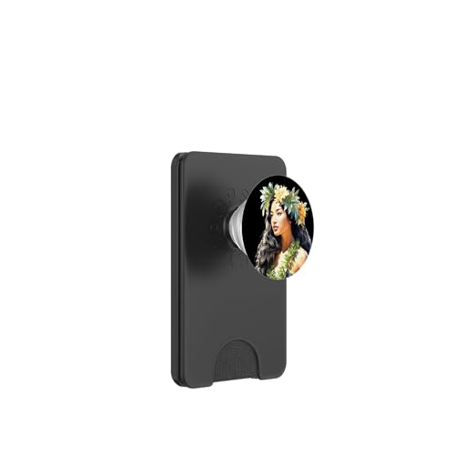 Hawaiianisches Mädchen x Hula-Mädchen Aquarell PopSockets PopWallet für MagSafe Hawaiianisches Mädchen x Hula-Mädchen Aquarell PopSockets PopWallet für MagSafe von Urban Empyre