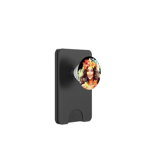 Hübsches hawaiianisches Hula Girl Aquar PopSockets PopWallet für MagSafe Hübsches hawaiianisches Hula Girl Aquar PopSockets PopWallet für MagSafe von Urban Empyre
