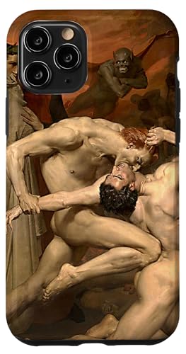 Hülle für iPhone 11 Pro Dante und Virgil in der Hölle Gemälde von William Bouguereau 1850 von Urban Empyre