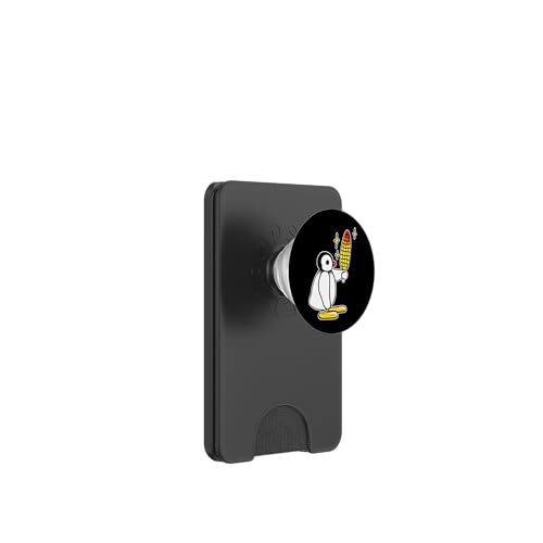 Pinguin isst Mais am Stiel PopSockets PopWallet für MagSafe Pinguin isst Mais am Stiel PopSockets PopWallet für MagSafe von Urban Empyre