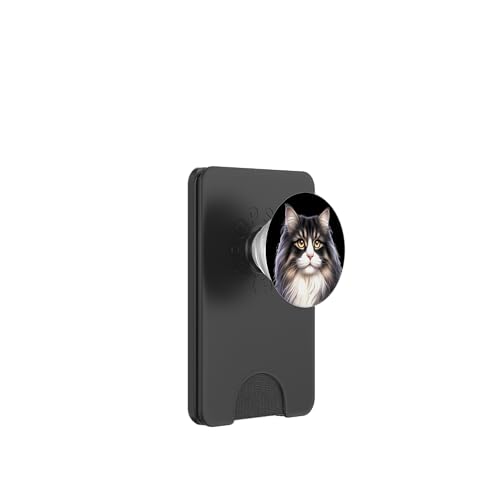 Ragamuffin Tabby Katzenporträt PopSockets PopWallet für MagSafe Ragamuffin Tabby Katzenporträt PopSockets PopWallet für MagSafe von Urban Empyre