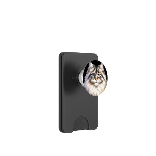 Ragamuffin Tabby Katzenporträt PopSockets PopWallet für MagSafe Ragamuffin Tabby Katzenporträt PopSockets PopWallet für MagSafe von Urban Empyre