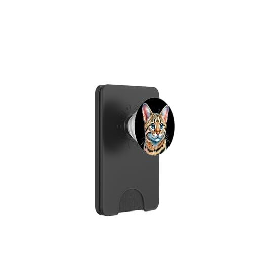 Savannah Cat Bengal PopSockets PopWallet für MagSafe Savannah Cat Bengal PopSockets PopWallet für MagSafe von Urban Empyre