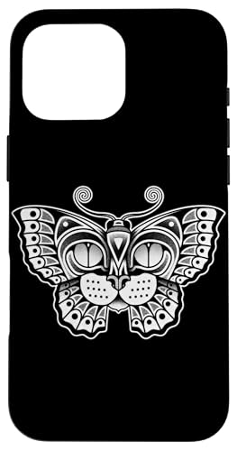 Schmetterling Katze Hülle für iPhone 16 Pro Max Schmetterling Katze Hülle für iPhone 16 Pro Max von Urban Empyre
