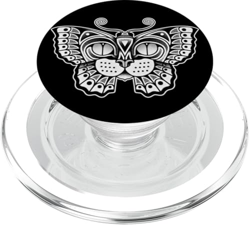 Schmetterling Katze PopSockets PopGrip für MagSafe Schmetterling Katze PopSockets PopGrip für MagSafe von Urban Empyre
