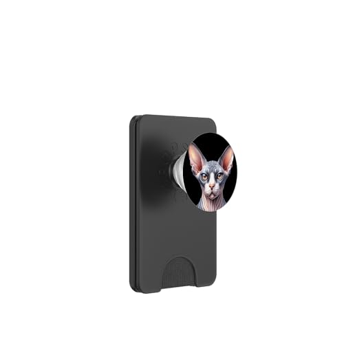 Sphynx Katzenporträt PopSockets PopWallet für MagSafe Sphynx Katzenporträt PopSockets PopWallet für MagSafe von Urban Empyre
