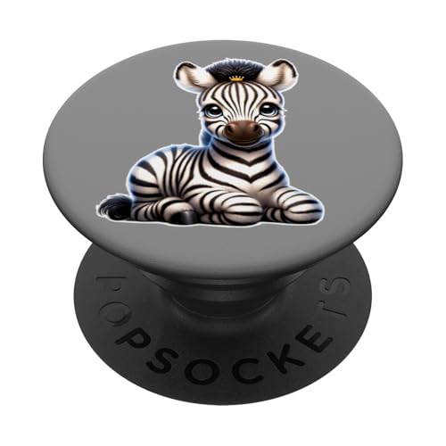 Zebra x Süßes Baby-Zebra PopSockets mit austauschbarem PopGrip von Urban Empyre