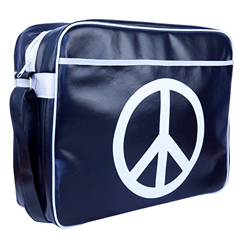 Urban Factory Peace & Love Bag Laptop-Tasche, Vintage Collection blau 30,5 cm von Urban Factory