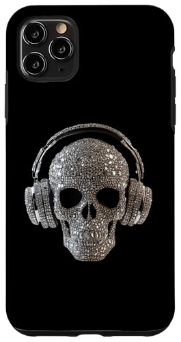 Bling Skull mit Kopfhörern - DJ Music Lover Hülle für iPhone 11 Pro Max von Urban Skull DJ Beats