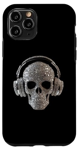 Bling Skull mit Kopfhörern - DJ Music Lover Hülle für iPhone 11 Pro von Urban Skull DJ Beats