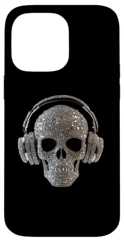 Bling Skull mit Kopfhörern - DJ Music Lover Hülle für iPhone 14 Pro Max von Urban Skull DJ Beats