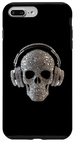 Bling Skull mit Kopfhörern - DJ Music Lover Hülle für iPhone 7 Plus/8 Plus von Urban Skull DJ Beats