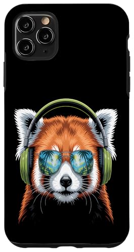 Cool Red Panda Kopfhörer Hülle für iPhone 11 Pro Max Cool Red Panda Kopfhörer Hülle für iPhone 11 Pro Max von Urban Wildlife Vibes
