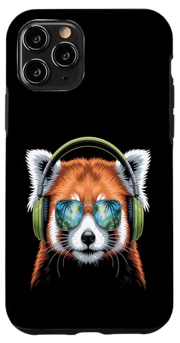 Cool Red Panda Kopfhörer Hülle für iPhone 11 Pro Cool Red Panda Kopfhörer Hülle für iPhone 11 Pro von Urban Wildlife Vibes