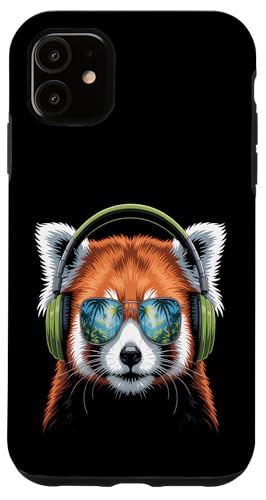 Cool Red Panda Kopfhörer Hülle für iPhone 11 Cool Red Panda Kopfhörer Hülle für iPhone 11 von Urban Wildlife Vibes