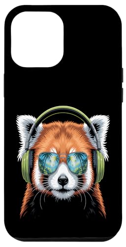 Cool Red Panda Kopfhörer Hülle für iPhone 12 Pro Max Cool Red Panda Kopfhörer Hülle für iPhone 12 Pro Max von Urban Wildlife Vibes