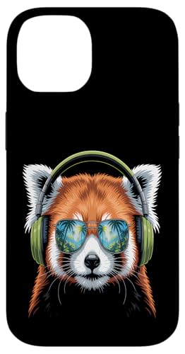 Cool Red Panda Kopfhörer Hülle für iPhone 14 Cool Red Panda Kopfhörer Hülle für iPhone 14 von Urban Wildlife Vibes