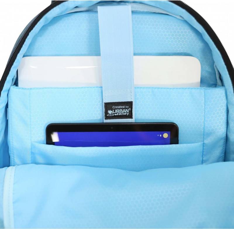 Urban Factory ECB24UF Notebooktasche 35,8 cm (14.1 ) Rucksack Blau (ECB24UF) von Urban