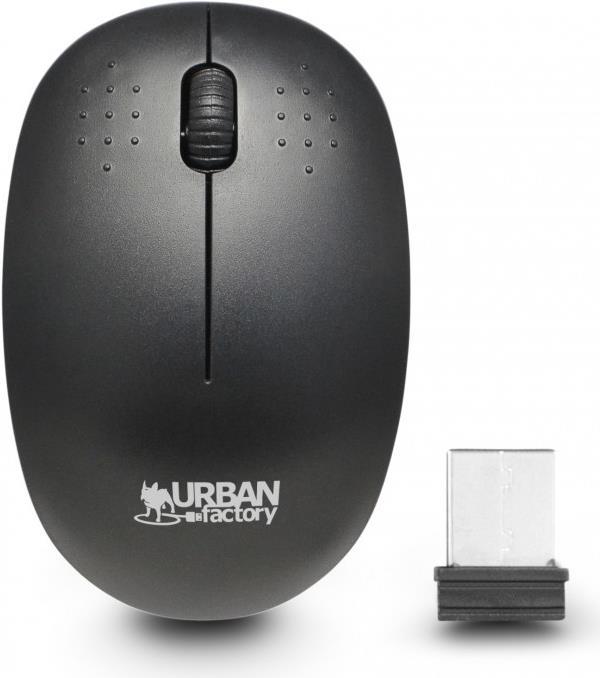 Urban Factory Free Maus Beidhändig RF Wireless Optisch 1000 DPI (WMB01UF) von Urban