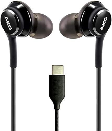 UrbanX 2021 Type-C Stereo Headphones for Samsung Galaxy S21 Ultra 5G, Galaxy S20 FE, Galaxy A53 5G, M52, M53, A73 5G, Note 10, Note 10+ - with Microphone von UrbanX