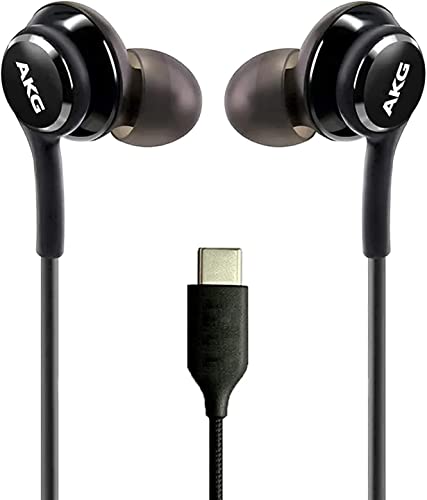 UrbanX 2021 Stereo Headphones for Samsung Note 10, Note 10+, Galaxy A53 5G, M52, M53, A73 5G, Galaxy S21, Galaxy S20 FE, Galaxy S20, with Microphone - Bundled with Carry Case von UrbanX
