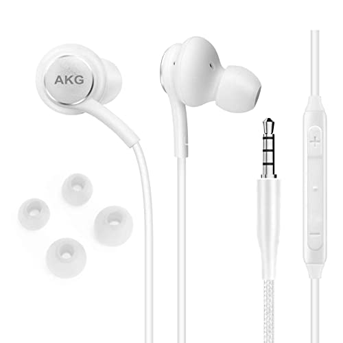 UrbanX Kabelgebundene Stereo-Ohrhörer für Amazon Fire HD 10 Plus (2021) (US-Version mit Garantie) mit Mikrofon und Lautstärkeregler, geflochtenes Kabel von UrbanX