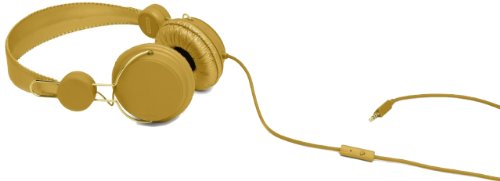 Coloud Colors Gold On-Ear Kopfhörer mit Mikrofon und Fernsteuerung (Stufenlose Größenverstellung) gold von Urbanears