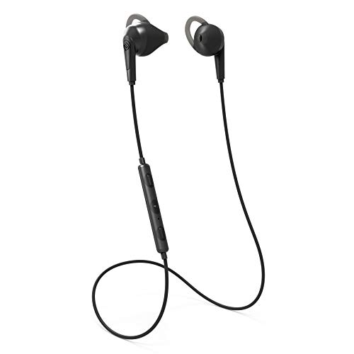 Urbanista 26614 Chicago Bluetooth-Sportkopfhörer [LEISTUNGSSTARK], wasserfest (IPX4), Telefonieren per Mikrofon, Sportbeutel – Dark Clown von Urbanista