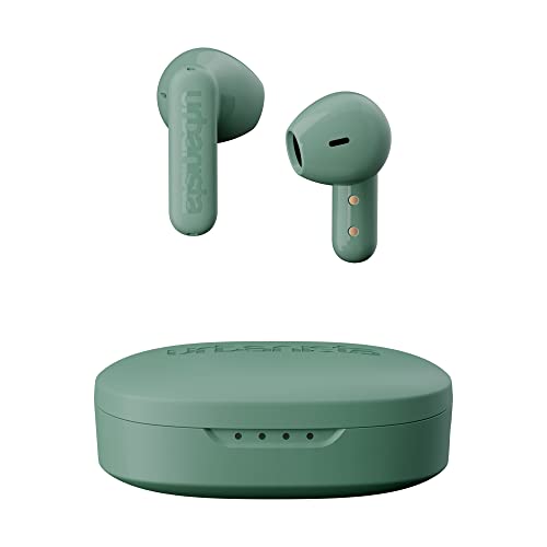 Urbanista Copenhagen In Ear Kopfhörer kabellos Bluetooth 5.2 mit Noise Cancelling Mikrofon, 32 Std. Spielzeit, IPX4 True Wireless Earbuds, TWS Headphones & USB C Ladecase, Salbeigrün von Urbanista