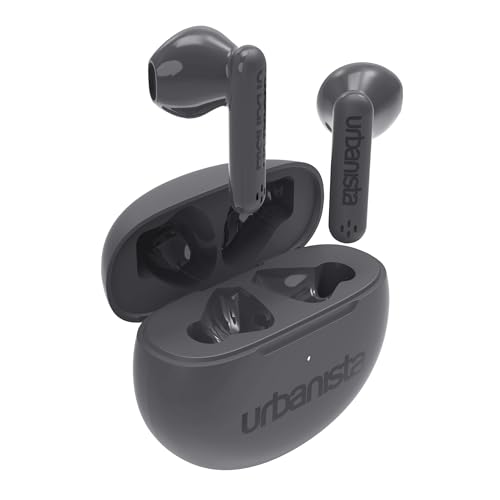 Urbanista In Ear Kopfhörer kabellos Bluetooth 5.3, IPX4 True Wireless Earbuds, 2 Mikrofone, 20 Std Spielzeit, Earphones mit Touch-Bedienung, TWS Headphones mit USB C Ladecase, Austin, Grau Urbanista In Ear Kopfhörer kabellos Bluetooth 5.3, IPX4 True Wireless Earbuds, 2 Mikrofone, 20 Std Spielzeit, Earphones mit Touch-Bedienung, TWS Headphones mit USB C Ladecase, Austin, Grau von Urbanista