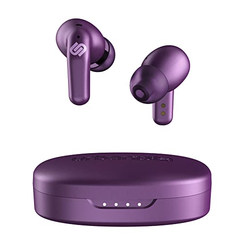Urbanista Seoul In Ear Kopfhörer | Wireless Earbuds mit Mikrofon | 70ms Low Latency Gaming Earbuds | Dual-Mode Bluetooth Earphones | Schnelles Aufladen USB-C Kopfhörer | 32 Std. Spielzeit | Lila von Urbanista