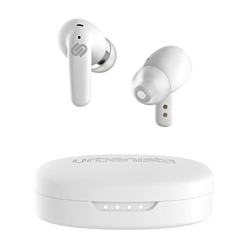 Urbanista Seoul In Ear Kopfhörer | Wireless Earbuds mit Mikrofon | 70ms Low Latency Gaming Earbuds | Dual-Mode Bluetooth Earphones | Schnelles Aufladen USB-C Kopfhörer | 32 Std. Spielzeit | Weiß von Urbanista