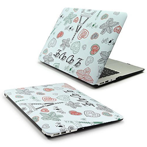 Urcover® 360 Grad Crystal Hard Case kompatibel mit MacBook Pro 13,3 Zoll | Ultra Slim in Love Design | dünne Komplett Schutzhülle Full Body Laptop Cover Hartschale Tasche Zubehör von Urcover
