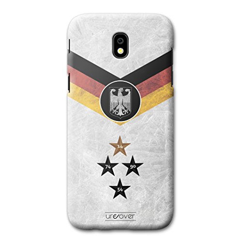 Urcover® Fußball Schutzhülle kompatibel mit Samsung Galaxy J5 (2017) [ Team Deutschland ] EM 21 Hülle Case von Urcover