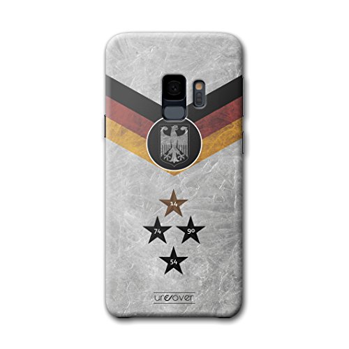 Urcover® Fußball Schutzhülle kompatibel mit Samsung Galaxy S9 [Team Deutschland] Fußball Case von Urcover