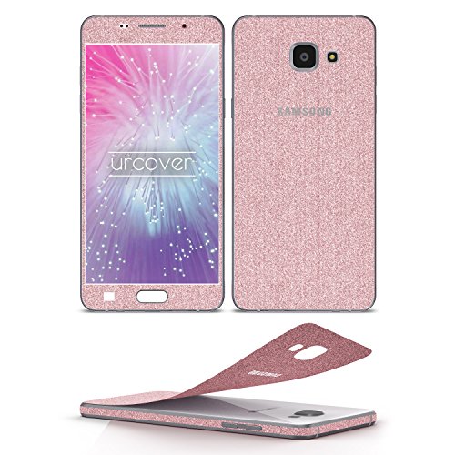 Urcover® Glitzer-Folie zum Aufkleben kompatibel mit Samsung Galaxy A5 (2016) | Folie in Rosa | Zubehör Glitzerhülle Handyskin Diamond Funkeln Schutzfolie Handy-Schutz Luxus Bling Glamourös von Urcover