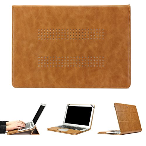 Urcover® Jison Mac-Book Tasche 11 Zoll kompatibel mit MacBook Pro Retina Etui Schutz Hülle Tasche Aktentasche Case Cover Sleeve Braun von Urcover