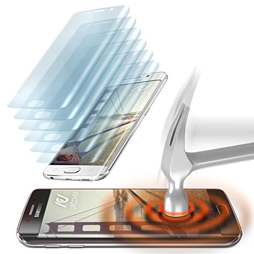 Urcover® Schutzfolie kompatibel mit Samsung Galaxy S6 Edge Plus|6X Front Folie|gerundete TPU Komplett Display Zubehör Handy-Schutz|Full Screen-Protector|transparent|Edge to Edge von Urcover