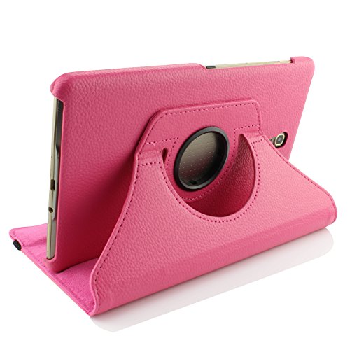 Urcover® Schutzhülle kompatibel mit Samsung Galaxy Tab S 8.4 T700N T705N [ 360 Grad Case + Standfunktion ] Smart Cover Kunststoff Wallet Pink von Urcover
