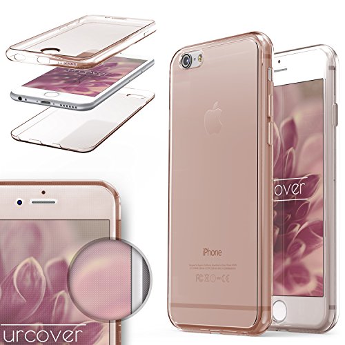 Urcover® TPU Ultra Slim 360 Grad Hülle kompatibel mit Apple iPhone 6 Plus / 6s Plus Handyhülle Schutzhülle Case Cover Etui Rosa von Urcover