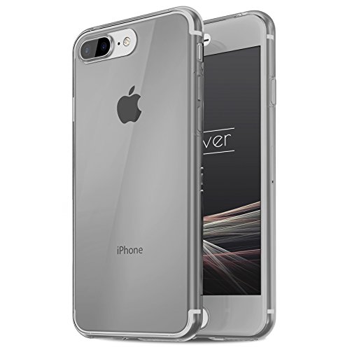Urcover® TPU Ultra Slim 360 Grad Hülle kompatibel mit Apple iPhone 7 Plus (5,5") in Grau | Tasche Case Handy-Cover Rundum dünn Schutz-Hülle Schale von Urcover