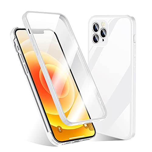 Urcover 360 Grad Hülle kompatibel mit Apple iPhone 13 Pro Max I Original berühmt durch Galileo I Kameraschutz I TPU Rahmen + Glasschutzfolie I Rundum geschützt I Schutzhülle Weiß Urcover 360 Grad Hülle kompatibel mit Apple iPhone 13 Pro Max I Original berühmt durch Galileo I Kameraschutz I TPU Rahmen + Glasschutzfolie I Rundum geschützt I Schutzhülle Weiß von Urcover