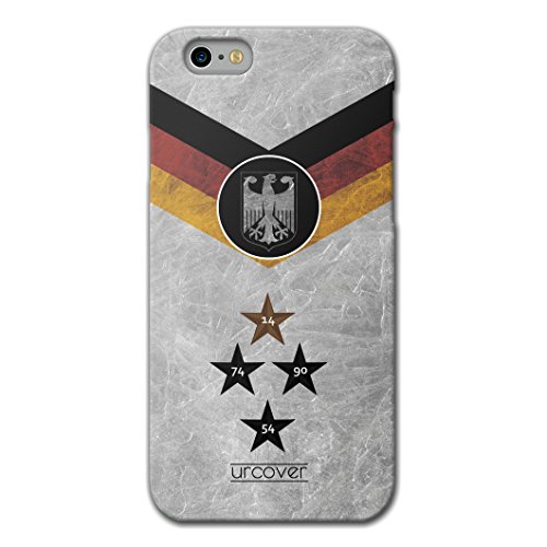 Urcover Fußball Schutzhülle kompatibel mit Apple iPhone 6 Plus / 6s Plus [Team Deutschland] Fußball Case von Urcover