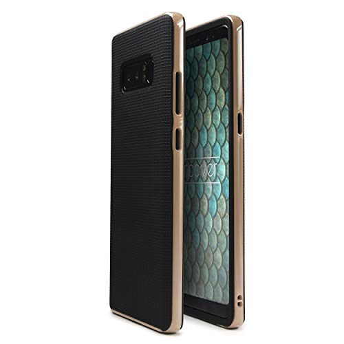 Urcover Hybrid Series kompatibel mit Samsung Galaxy Note 8 Hülle | Dual Layer Kunststoff | Smartphone Zubehör Tasche Case Handy-Cover Schutz-Hülle Schale | Champagner Gold von Urcover