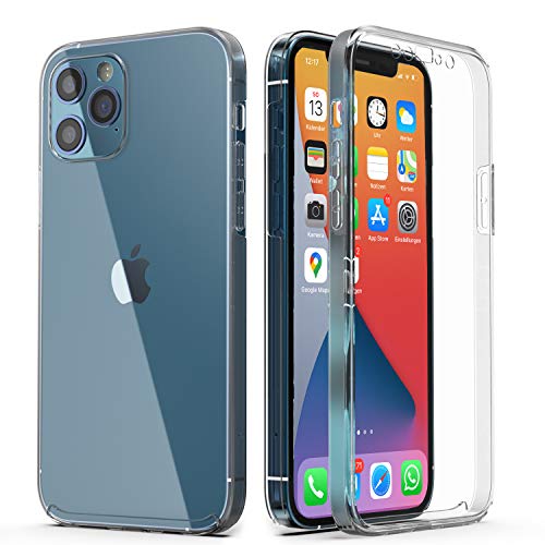 Urcover Touch Case 2.0 kompatibel mit Apple iPhone 14 Pro Hülle I Original berühmt durch Galileo I Hard-Edition I QI-fähig I Rundum 360° Schutzhülle I Crystal Clear Case Transparent von Urcover