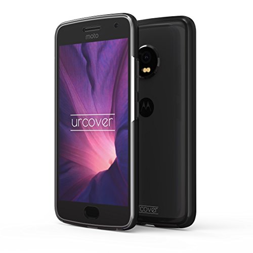 Urcover Touch Case 2.0 kompatibel mit Motorola Moto G5 Plus [Upgrade] 360 Grad Rundum-Schutz Cover [Unbreakable Case bekannt aus Galileo] Clear Full Body Case Schale Grau Transparent von Urcover