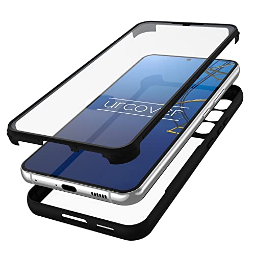 Urcover Touch Case 2.0 kompatibel mit Samsung Galaxy S22 Ultra Hülle Schwarz I Original berühmt durch Galileo I Hard-Edition I QI-fähig I Rundum 360° Schutzhülle I Crystal Clear Case von Urcover